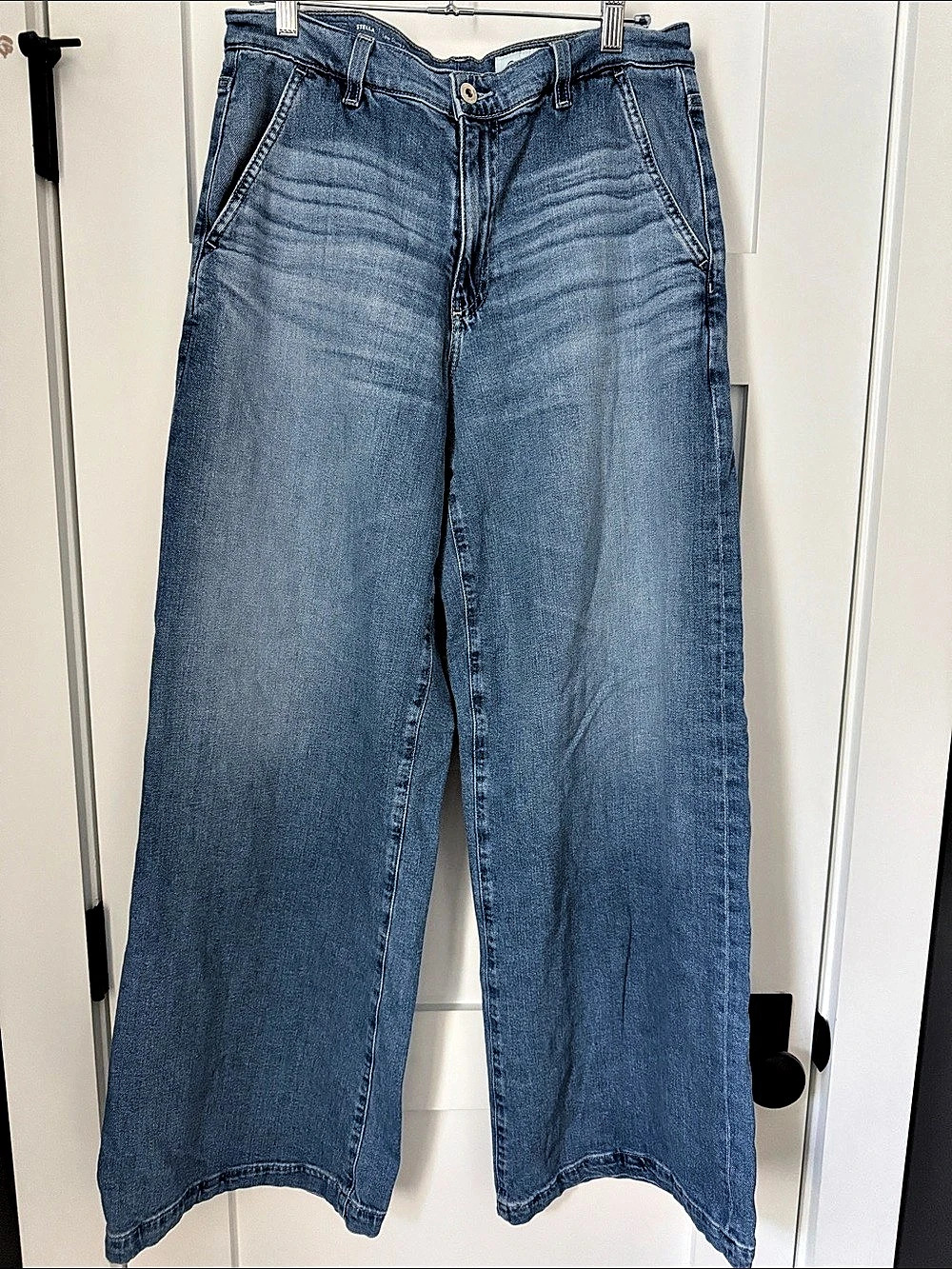 AG Stella Wide Leg Jeans Blue Waist 29 EUC